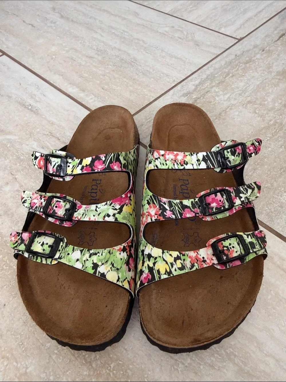 Papillio by Birkenstock Florida Spring Flower sandals